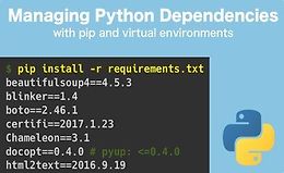 Управление зависимостями Python logo