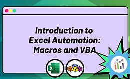 Введение в автоматизацию Excel: Макросы и VBA logo
