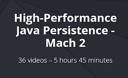 Высокая производительность Java Persistence logo