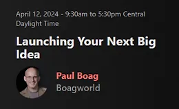 Запуск вашей следующей большой идеи