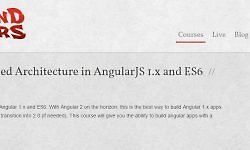 Компонентная архитектура в Angular 1.x и ES6