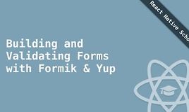 Создание и проверка форм с помощью Formik и Yup