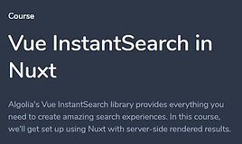 Vue InstantSearch в Nuxt