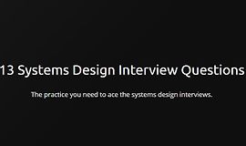 13 вопросов по проектированию систем logo