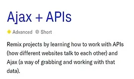 Ajax + APIs
