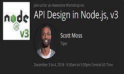 Создание API в Node.js, v3 logo