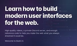 Build UI - Качественные видео по фронтенд-разработке [DEPRECATED] logo