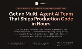 ClaudeKit — Выпускайте продакшн-фичи за часы, а не недели