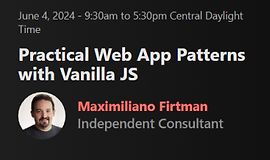 Эффективные паттерны для веб-приложений с Vanilla JS logo