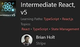 Intermediate React, v5