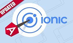 Ionic 5 - Создание iOS, Android и веб-приложений с Ionic и Angular logo