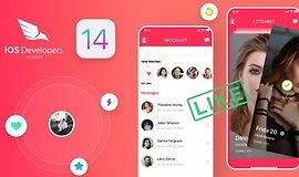 iOS 14 приложение для знакомств как Tinder с Firebase и Swift logo