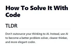 Как решать задачи с помощью кода