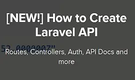 Как создать Laravel API