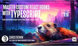 Кастомные React хуки c TypeScript logo