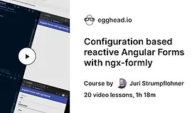 Конфигурация Реактивных Форм Angular (Reactive Forms) с ngx-formly