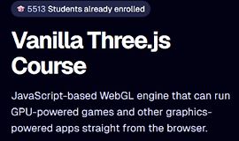 Курс по чистому Three.js logo