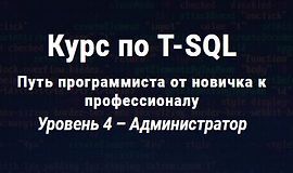 Курс по T-SQL Путь программиста от новичка к профессионалу Уровень 4