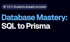 Мастер баз данных: от SQL до Prisma logo