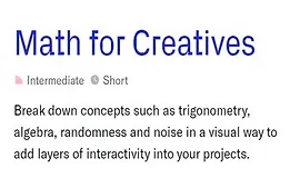 Математика для креативщиков