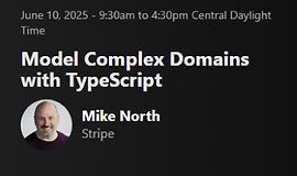 Моделируйте сложные предметные области с  TypeScript logo