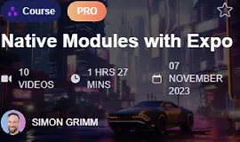 Нативные модули с Expo