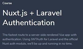 Nuxt.js + Laravel Authentication