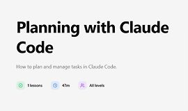 Планирование с Claude Code logo