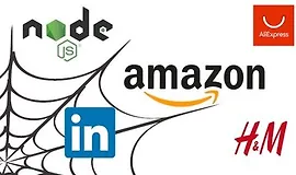 Поисковый робот с Nodejs (H&M, Amazon, LinkedIn, AliExpress)