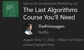 Последний курс по алгоритмам, который вам понадобится