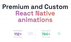 Премиум и кастомные анимации для React Native