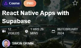 Приложения на React Native с Supabase