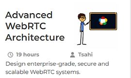 Продвинутая архитектура WebRTC logo