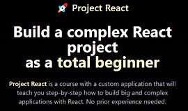 Project React. Постройте сложный проект на React, начиная с нуля logo