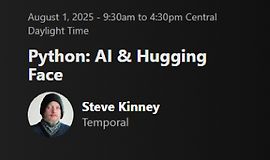 Python: AI & Hugging Face logo