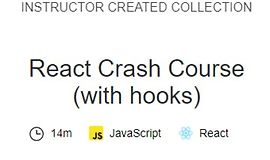 React, быстрый курс (с hooks) logo