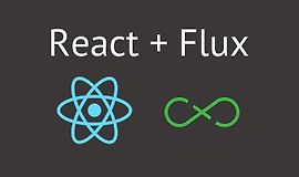 React: Flux Aрхитектура (ES6) logo