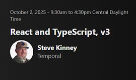 React и TypeScript, v3 logo