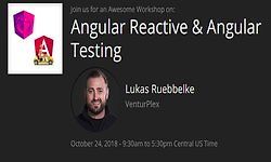 Реактивность и Тестирование Angular logo