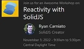 Реактивность с SolidJS