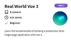 Real World Vue 3 (Composition API)