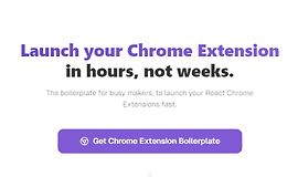 Шаблон для разработки расширений Chrome на React logo