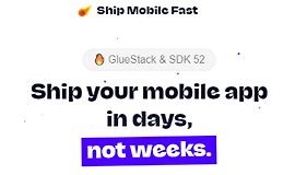 Ship Mobile Fast: Стартовый шаблон React Native logo