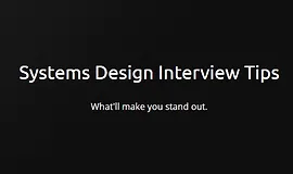 Собеседования по проектированию систем: Советы