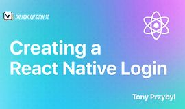 Создаем авторизацию с React Native logo
