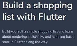 Создаем список покупок с Flutter logo
