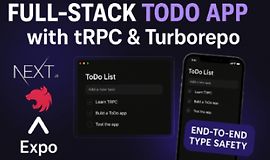 Создаём Todo-приложение на Turborepo, tRPC, Next.js, NestJS и React Native logo