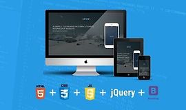 Создание адаптивного веб-сайта с использованием HTML5, CSS3, JS и Bootstrap logo