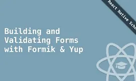 Создание и проверка форм с помощью Formik и Yup