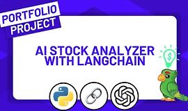 Создание ИИ-аналитика акций с использованием ChatGPT, Python и LangChain logo